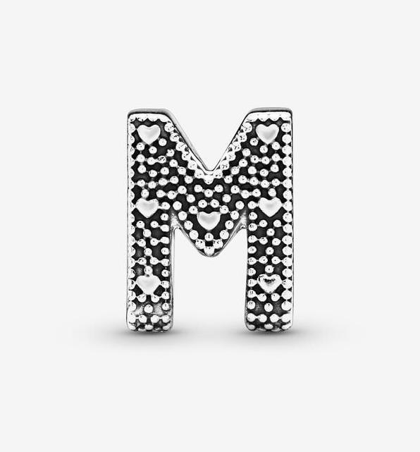 Actual product image Pandora Letter M (Silver)