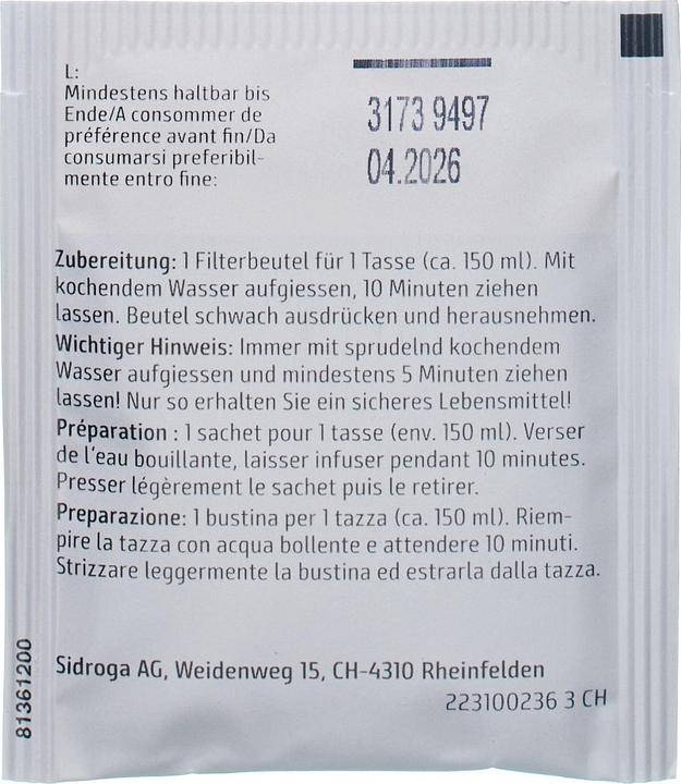 Nutritional values and ingredients Sidroga Wellness Silhouette (20 g)