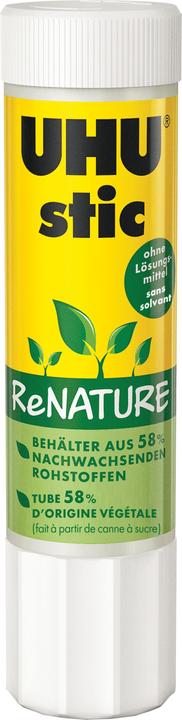 Image du produit UHU Bâton de colle sans solvant stic ReNATURE Rechargeable : Non Masse (poids) : 8,2 g