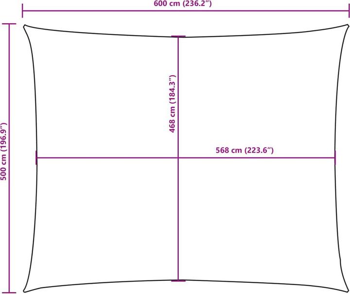 Actual product image VidaXL Awning (500 x 600 cm)