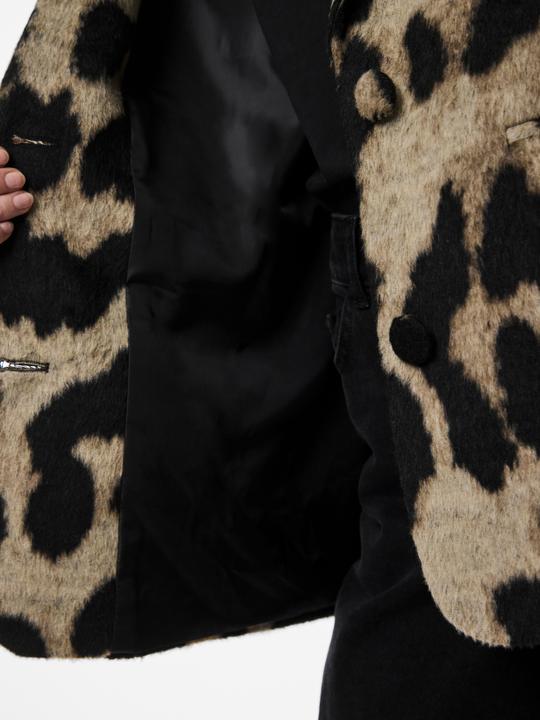 Actual product image Pieces PCDEMI LEOPRINT Einreihiger Blazer (L)