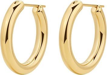 Actual product image Brosway Distinctive Gold-Plated Hoop Earrings Aura Bau25