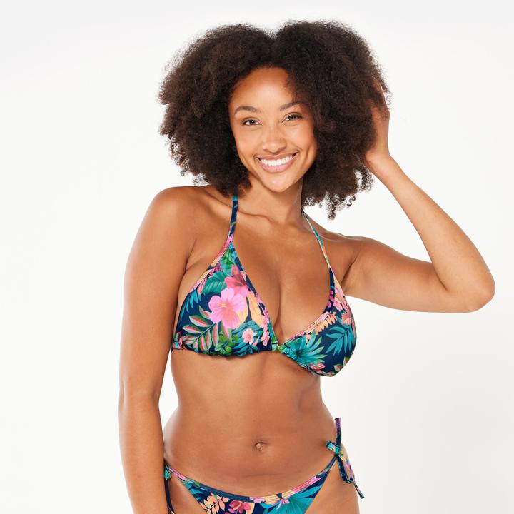 Image du produit Olaian Haut de maillot triangle surf femme - Mae borabora bleu (42)
