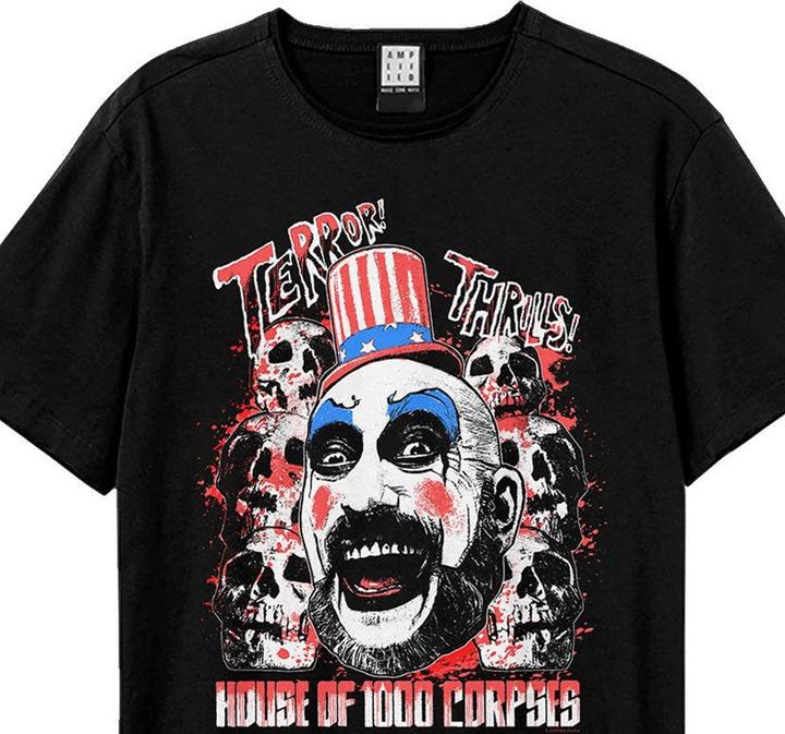 Immagine prodotto Amplified House Of 1000 Corpses Terror Thrills Maglietta Rob Zombie Adulto Unisex (XL)
