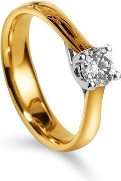 Image du produit Muau Solitaire bague femme (54, Or 750/18 K)