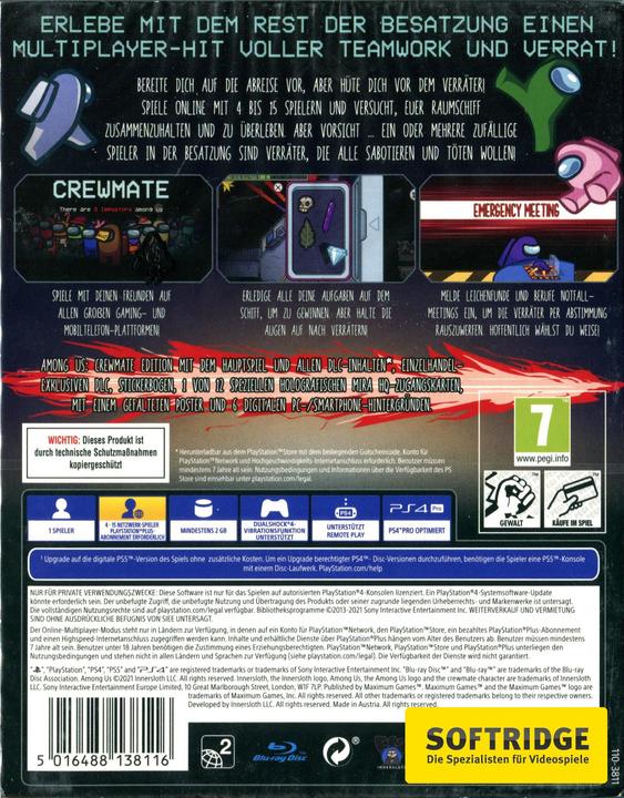 Actual product image astragon Among Us Crewmate Edition (PS4, DE)