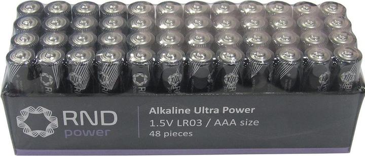 RND Primary battery, Alkaline, AAA, 1.5V, Ultra Power, pack of 48 (48 pcs., A, 1300 mAh)