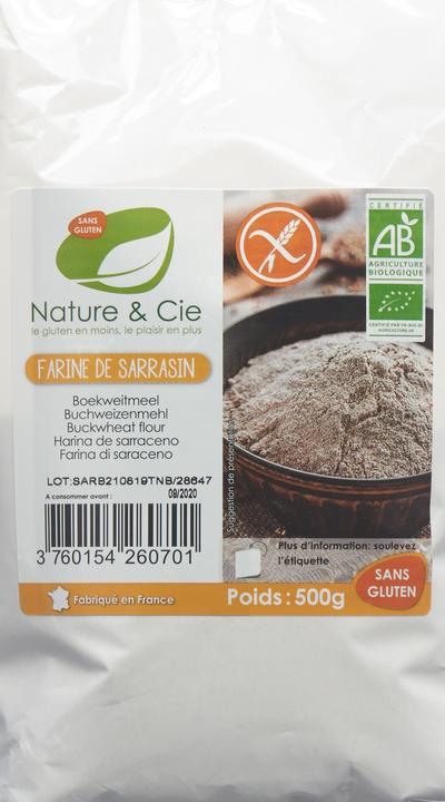 Immagine prodotto Nature et Cie Farina di grano saraceno senza glutine (500 g)
