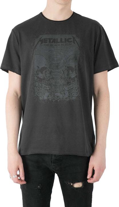 Actual product image Amplified Unisex Adult The Black Album Metallica T-Shirt (XL)