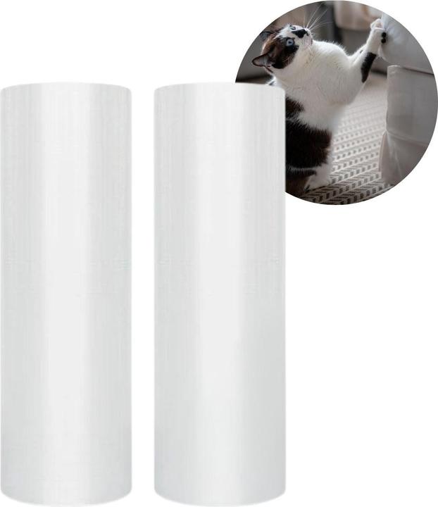 Productafbeelding Hermex Krasbescherming Kras-stop anti-krasfolie Kattenmeubelbeschermer Muurbescherming (Kat)