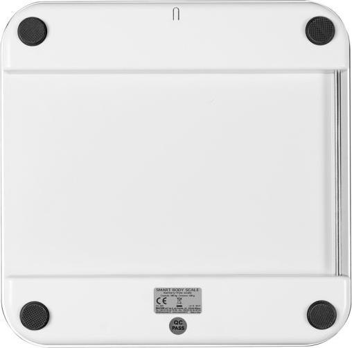 Actual product image Macom Smart Body Scale Electronic personal scale with battery-free operation Square Bi (180 kg)