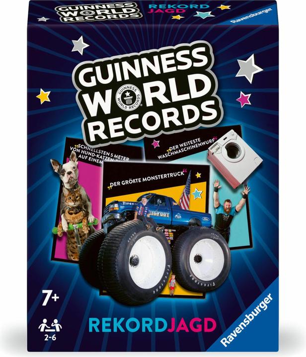 Ravensburger 22889 - Guinness World Records: Record hunt - the quiz and memory game full of (German)