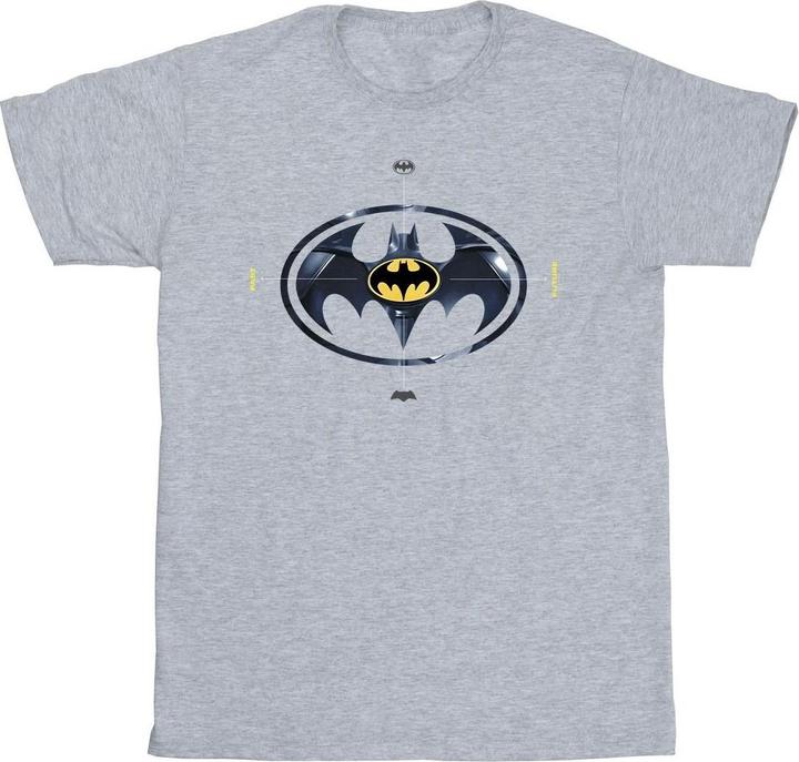 Produktbild The Flash Batman Metal Logo TShirt (XL)
