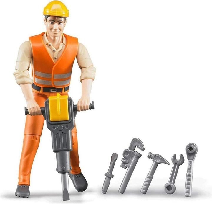 Actual product image Bruder Construction workers with accessories