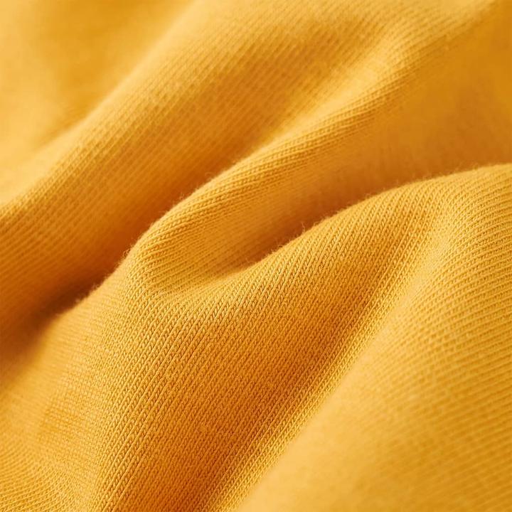 Image du produit VidaXL T-shirt manches longues enfant ocre foncé 104,Matériau : 95 (104)