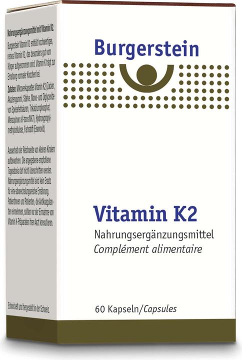 Burgerstein Vitamin K2 (60 Stück, Kapseln, 22 g)