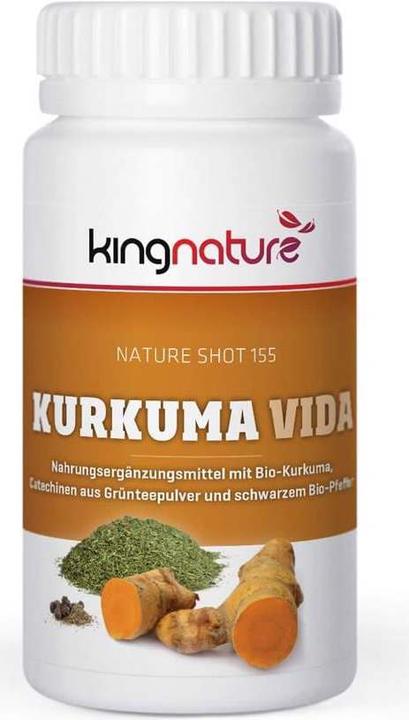 Immagine prodotto Kingnature Kurkuma Vida (72 Pezzo/i, Pillole, 82 g)