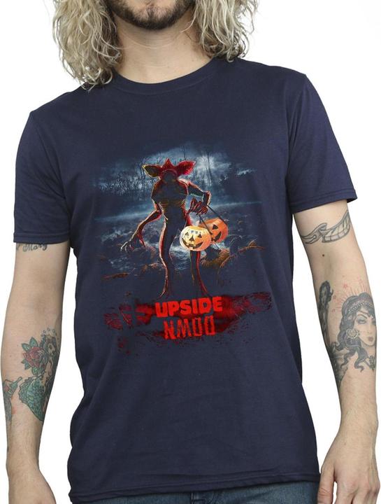 Produktbild Netflix Stranger Things Pumpkin Upside Down TShirt (M)