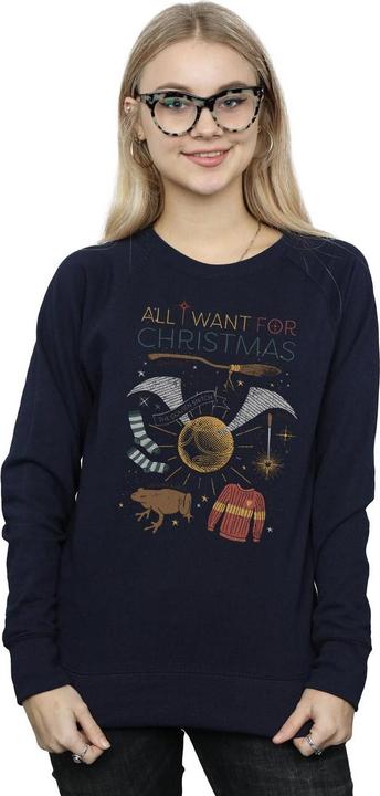 Immagine prodotto All I Want For Christmas Felpa Donna (XXL)