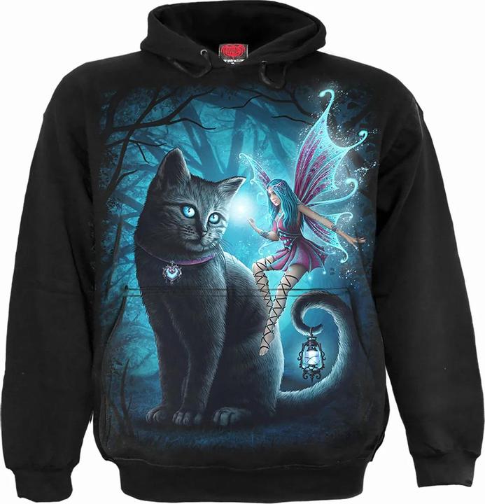 Actual product image Spiral Childrens/Kids Cat & Fairy Hoodie (116)
