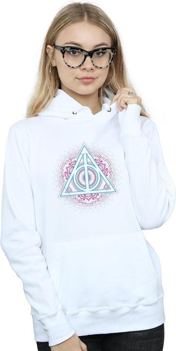 Produktbild Neon Deathly Hallows Kapuzenpullover (L)