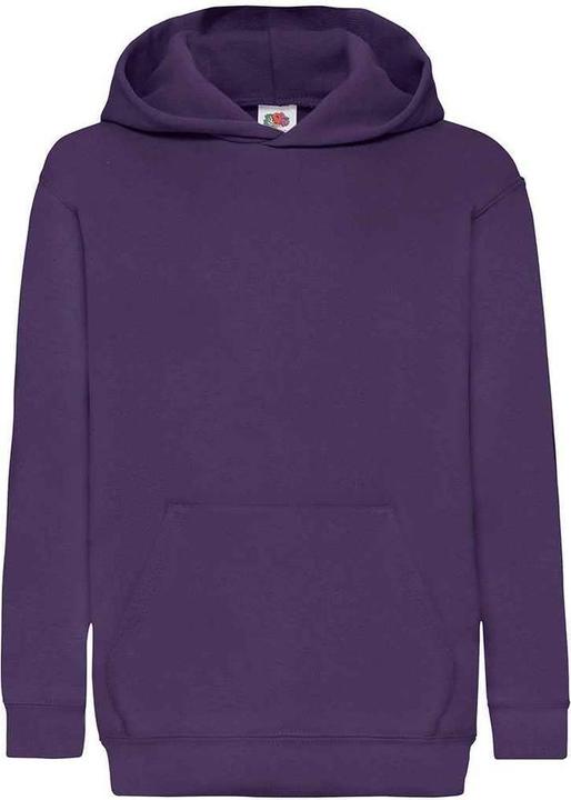 Actual product image Fruit of the Loom Childrens/Kids Classic Hooded Sweatshirt (140, 146)