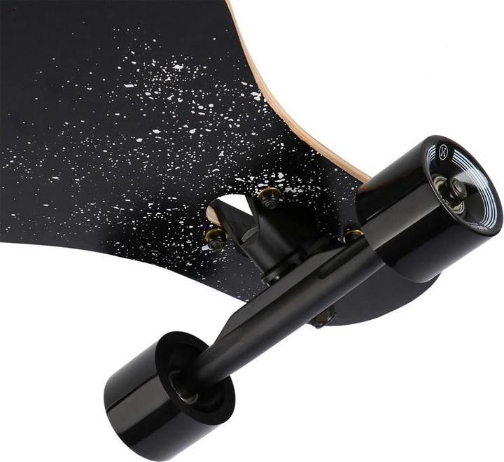 Actual product image Nils Longboard Skull Wood Skate Extreme (40.55")