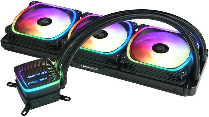 Image du produit Enermax AQUAFUSION ADV ARGB 360 AIO Watercooling CPU Intel LGA1700 AM5 Ready 350W+ TDP 3x 120mm PW