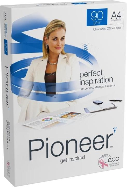 Pioneer Kopipapir 90g A4 500ark/pak - (500 ark pr. pakke) (90 g/m², A4)
