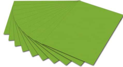 Actual product image Folia Photo cardboard 300g/m2 grass green 50x70 cm, 1 sheet with EAN code (1 x)