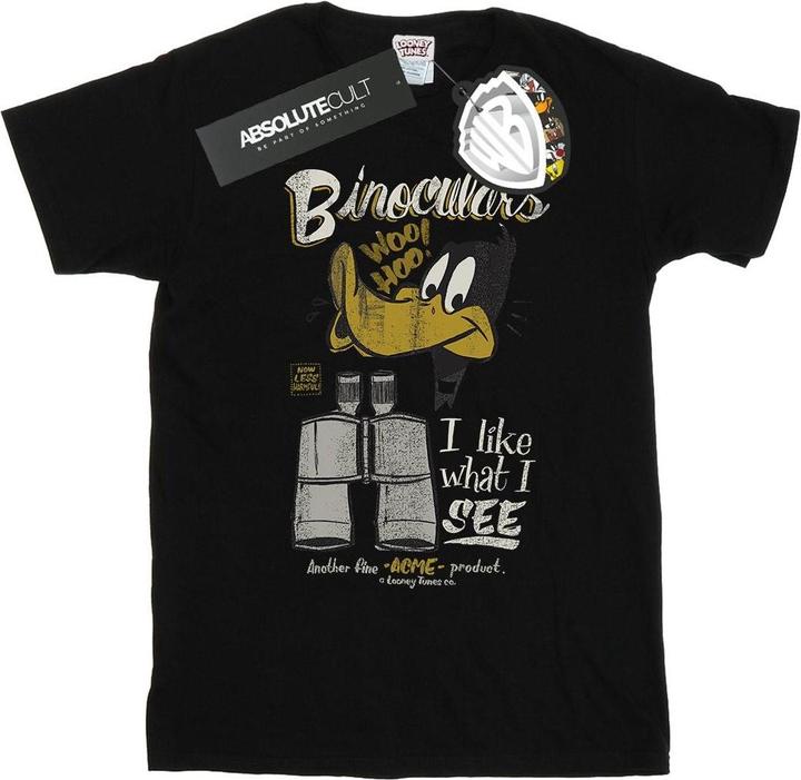 Produktbild Looney Tunes Daffy Duck Binoculars TShirt (L)