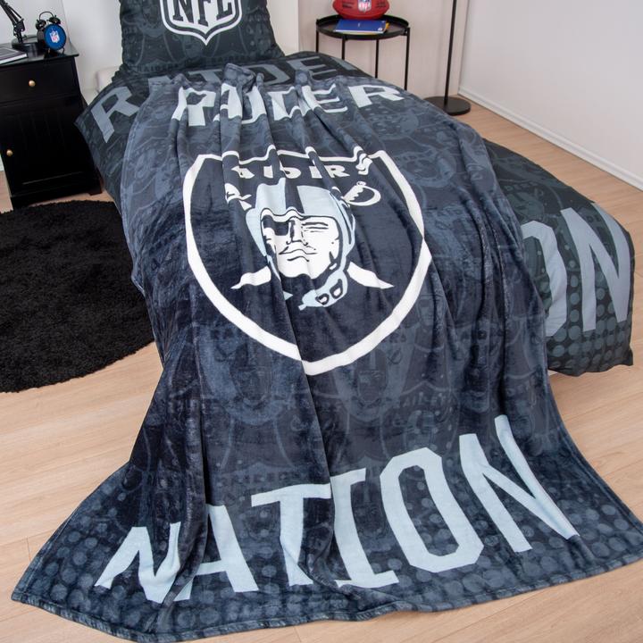 Image du produit NFL Couverture Raiders Wellsoft (150 x 200 cm)