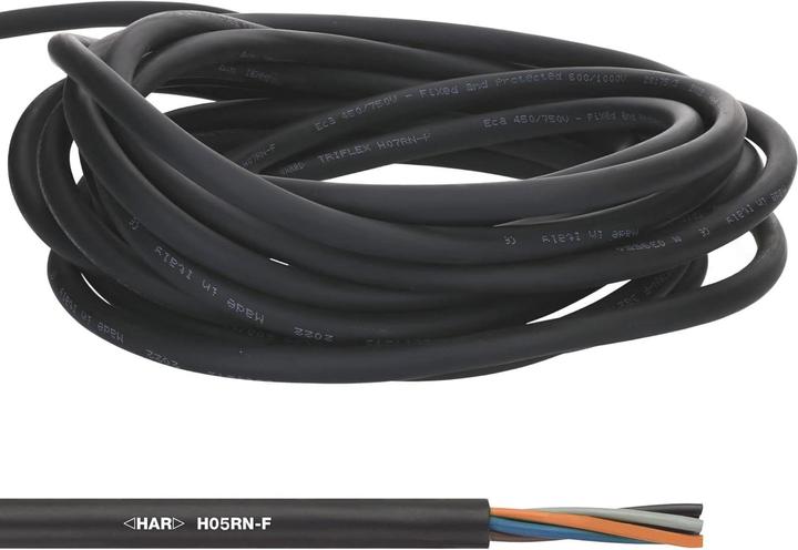 Produktbild Lapp 10 Meter 1600251 H05RN-F 2x1 mm² Gummileitung flexibel I UV-resistent I robust I dünnes Gummika (10 m)