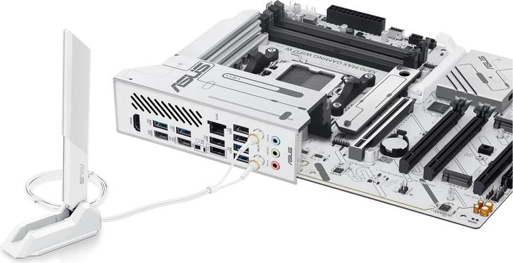 Actual product image ASUS MB AMD AM5 X870 MAX GAMING WIFI7 White (AM5, AMD X870, ATX)