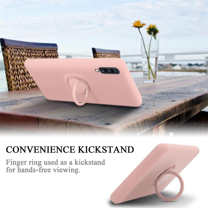Actual product image Cadorabo TPU Liquid Ring Silicone Case Cover (Samsung Galaxy A70S, Samsung Galaxy A70)