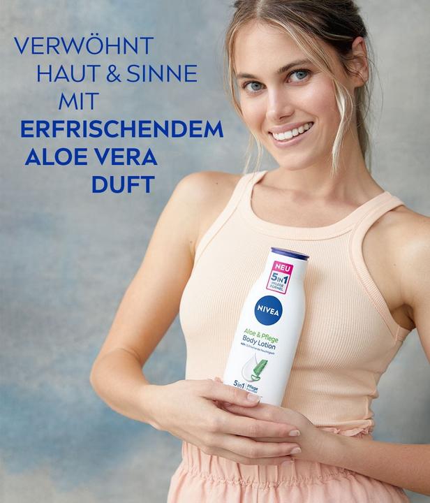 Produktbild NIVEA Aloe Pflege Body Lotion Fl 400ml (Körperlotion, 400 ml)