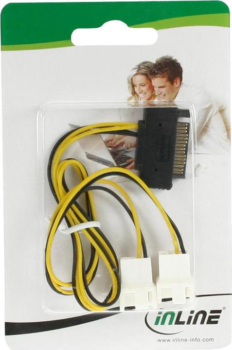 Produktbild InLine SATA Strom-Y-Kabel