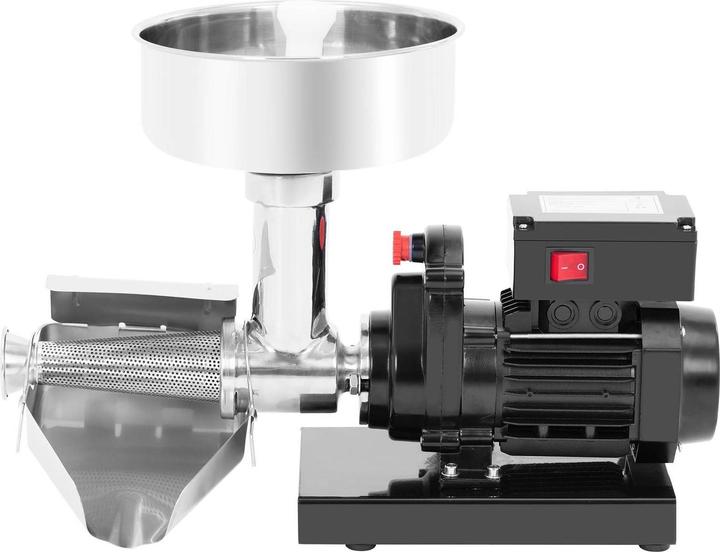 Produktbild Royal Catering Elektrische Tomatenpresse Profientsafter Passiergerät Edelstahl 450 W 80 U/min (EU-Stecker)