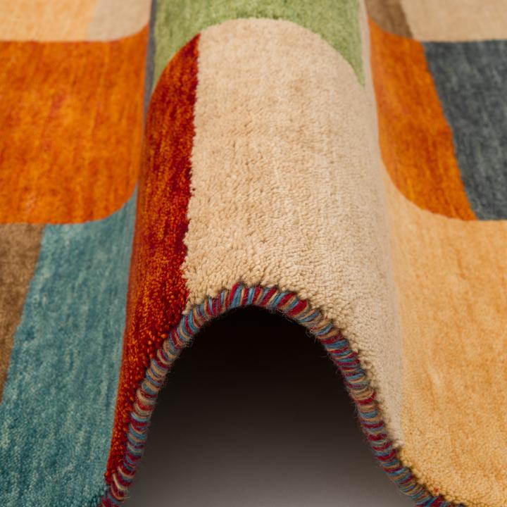 Actual product image Pergamon Natur Wolle Teppich Gabbeh Esta Läufer (70 x 300 cm)