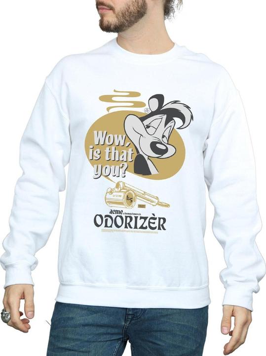 Actual product image Looney Tunes Mens Odorizer Pepe Le Pew Sweatshirt (L)
