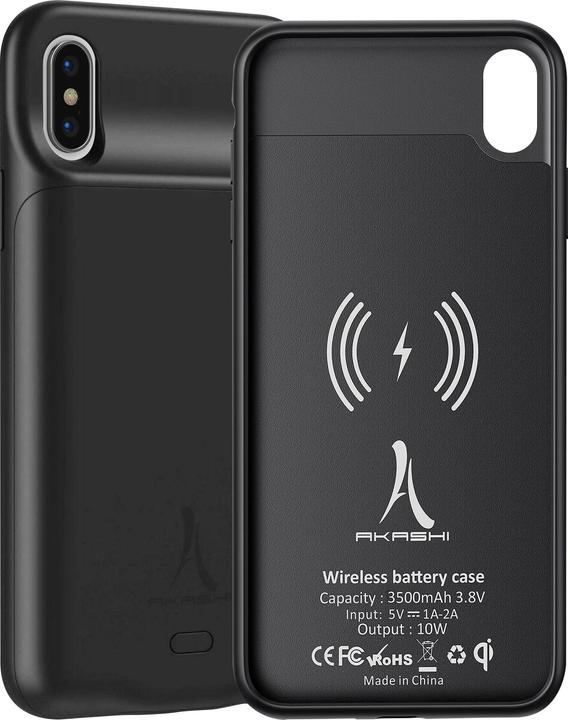 Actual product image Akashi COQUE BATTERY 3500 MAH IPHONE X/XS- (Apple iPhone X)