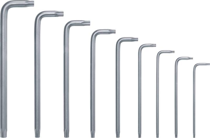 Image du produit Bosch Professional BOSCH Jeu de clés mâles coudées en étoile interne, 1600A02Z9C, 9 pièces