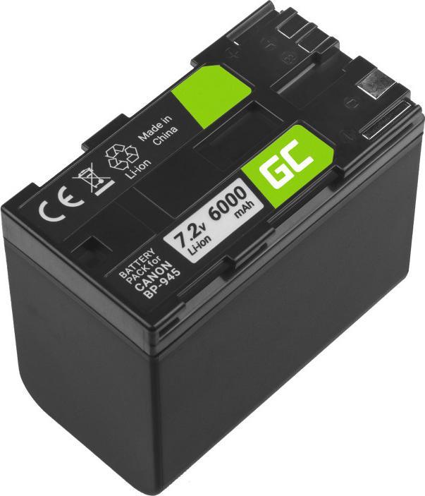 Actual product image GreenCell Camera Battery BP-80 BP-941 BP-945 for cameras Canon DM-XL1 - 7.2V - 6000 mAh (Rechargeable battery)