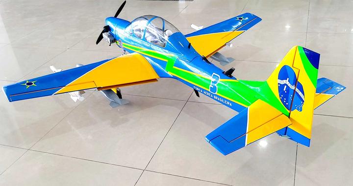 Actual product image Seagull Models SG-Models ) Tucano T-27 65" 15-20cc with electric retractable landing gear (Warbird)