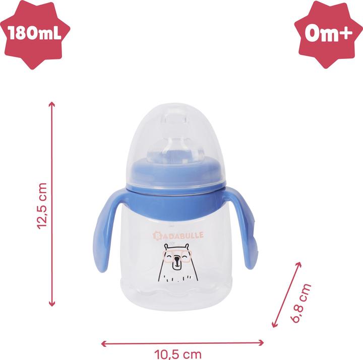 Immagine prodotto Badabulle Tazza da bere con fermo antigoccia Set di 2 (360 ml)