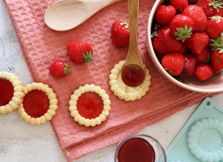Actual product image ScrapCooking Silicone baking tin for 11 tartlets