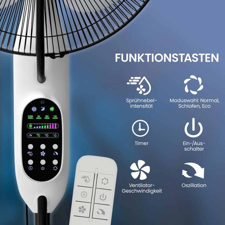 Produktbild Eloneo Standventilator mit Luftbefeuchtung