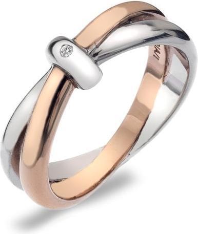 Actual product image Hot Diamonds Eternity Ring Interlocking DR112 - Circuit: 58 mm (58, 925 Silver)