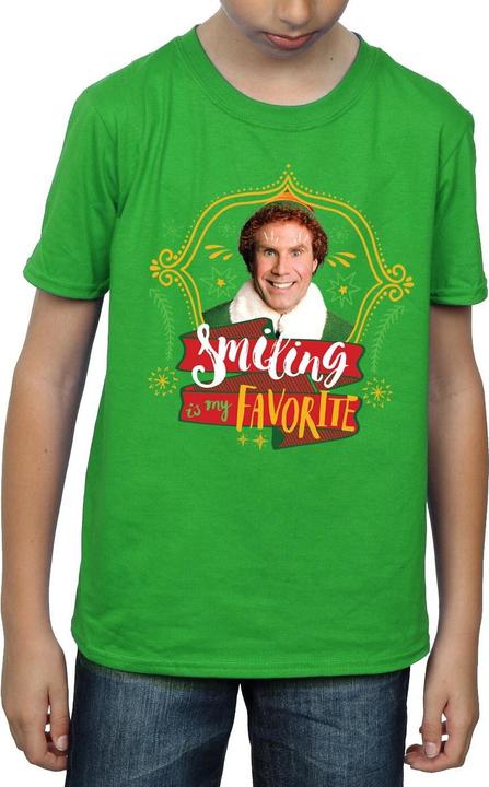 Actual product image Elf Boys Buddy Smiling T-Shirt (152, 158)