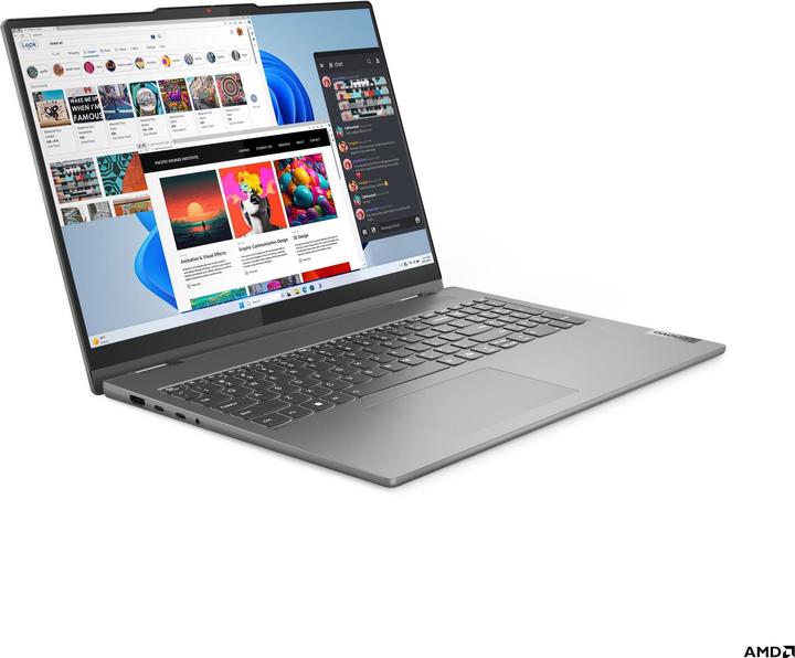 Actual product image Lenovo IdeaPad 5 2-in-1 (16", AMD Ryzen 7 8845HS, 16 GB, 1000 GB, DE)